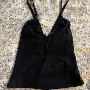 NWT Anthropologie Pilcro Cross Back Top